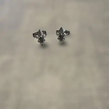 실버 크리스탈 커프스 단추