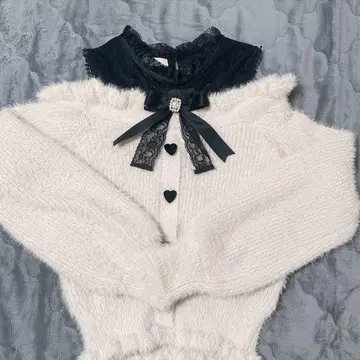 LIZLISA 레이어드 스타일 어깨 트임 니트
