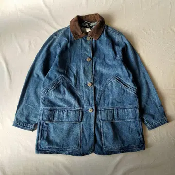 구제 의류 울리치 데님 자켓 커버올 헌팅 90s 00s