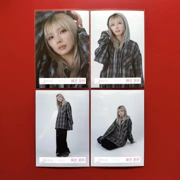 사쿠라자카46 생사진 후지요시 카린 체크 코디 컴프