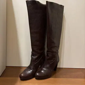 Roberto DELL Carlo 롱 가죽 부츠 35