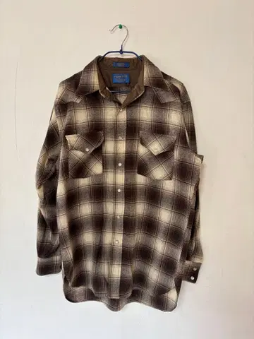 현행 Pendleton 울 웨스턴 셔츠