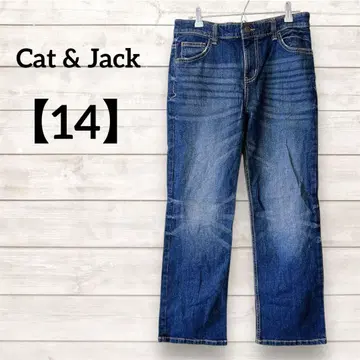 레어 Cat & Jack [ 14 ] 부츠컷 데님 청바지 스트레치