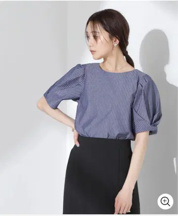 나노 유니버스 변형 슬리브 풀오버 블라우스