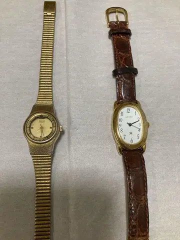 SEIKO 쿼츠 손목시계 2개 세트