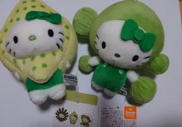 새상품 2세트 헬로키티 해조류 봉제 인형 키체인 오사카 만박 EXPO