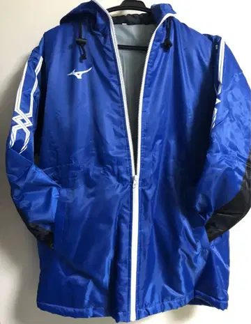 [ 새상품 ] Mizuno 후드 부착 나일론 자켓