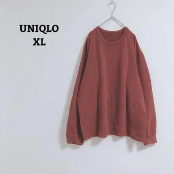 유니클로 맨투맨 트레이닝복 캐주얼 스트레치 면 혼방 긴팔 XL