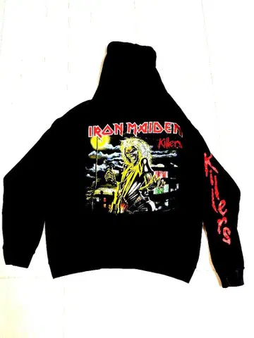 Iron Maiden Killers 후드티 XL 사이즈 블랙