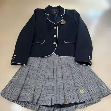 네이비 수트 블레이저 세트