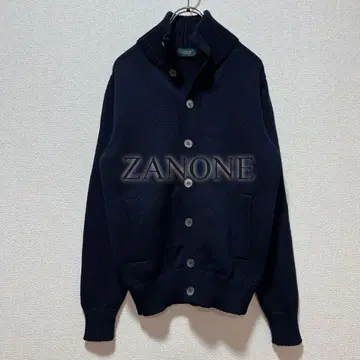 [ 현행 ] ZANONE 스탠드 카라 가디건 CHIOTO 네이비 46