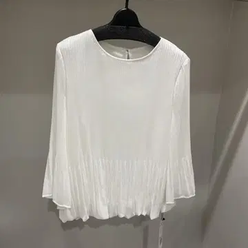 쉬폰 7분 블라우스 화이트 계열 RES RALiQUE