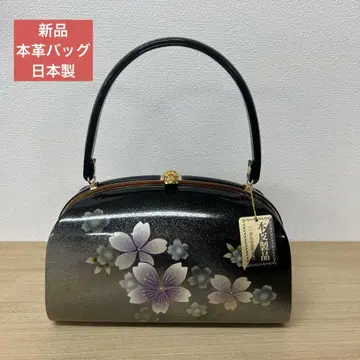 새상품 천연 가죽 백 후리소데 성인식 5