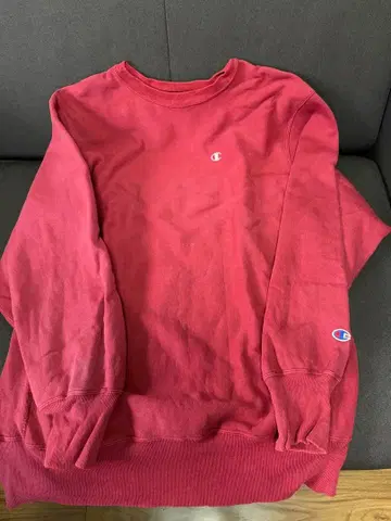 Champion 빨간색 크루넥 트레이닝복