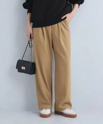 그린 레이블 릴랙싱 올마이 기모 와이드 팬츠