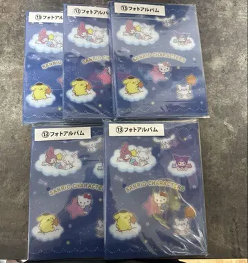산리오 캐릭터 대상 당첨 복권 사진 앨범 5세트