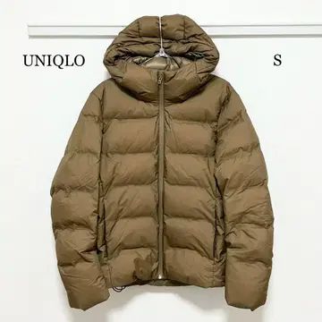 0468 UNIQLO 심리스 다운 후드티 S 사이즈