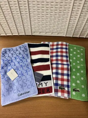 Calvin Klein 라코스테 TOMMY 손수건 세트 4개