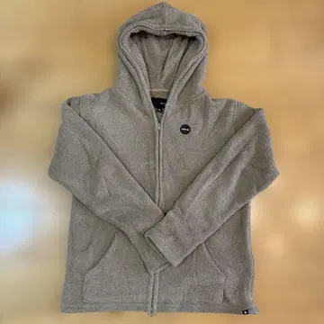 Hurley XL 풀 집업 보아 후디 라이트 브라운 겨울 의류