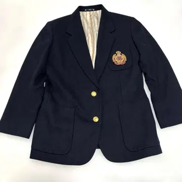9호 Oxford Traditional 네이비 블레이저 엠블럼