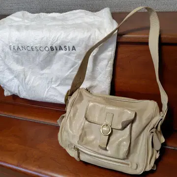 FRANCESCO BIASIA 베이지 숄더백