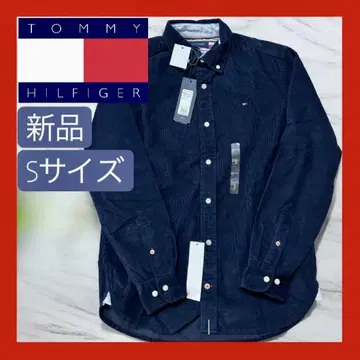 새상품 타미힐피거 코듀로이 버튼 다운 셔츠 S 사이즈