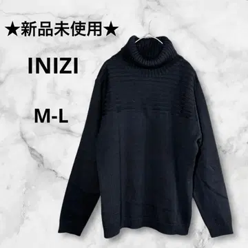 미사용 새상품 INIZI 온워드 터틀넥 긴팔 니트 스웨터 블랙