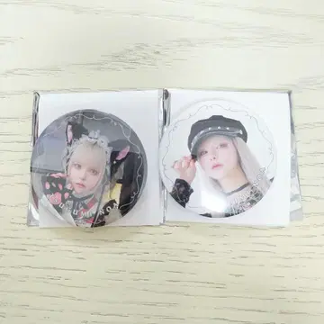 AVAM 츠키미노 아야 캔뱃지 2개 세트