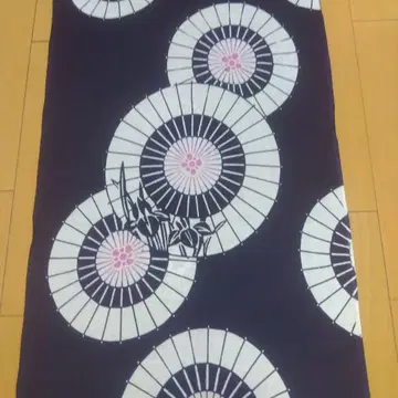면 방갓 부착 하 유카타 옷감