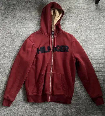 TOMMY HILFIGER 폴라 플리스 후디 남성용 M