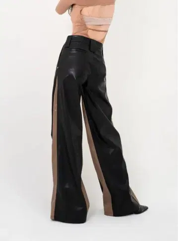 juemi 가죽 팬츠 Bi-color LW Leather Pants