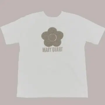 MARY QUANT 반팔 T셔츠 화이트 PUBLUx