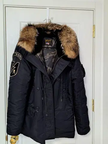 vanson 밀리터리 자켓 XL 블랙