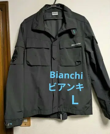 Bianchi 블랙 나일론 자켓 L