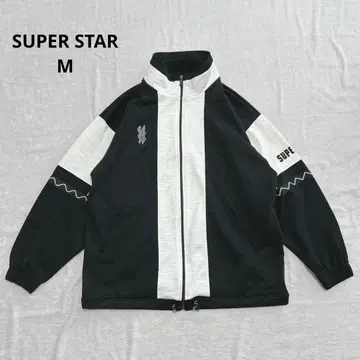 미즈노 슈퍼스타 트랙 자켓 M 바이컬러 오버 사이즈