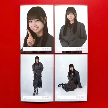 사쿠라자카46 생사진 마츠모토 카즈코 체크 코디 컴프