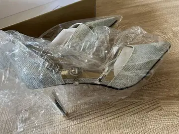 실버 하이힐 펌프스