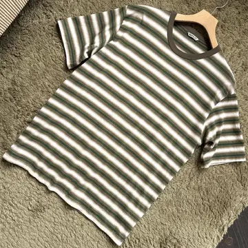 25aw auralee GRADIENT STRIPE JERSEY TEE