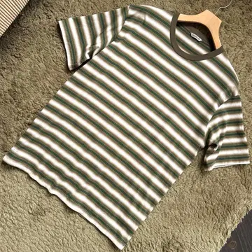25aw auralee GRADIENT STRIPE JERSEY TEE
