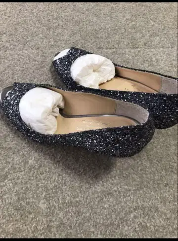 유나이티드 애로우즈 글리터 오픈토 하이힐