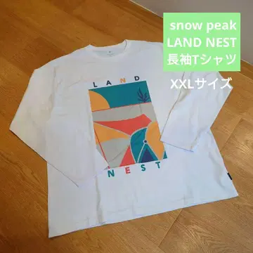 [ 사용 ] XXL snow peak LAND NEST 롱T 화이트