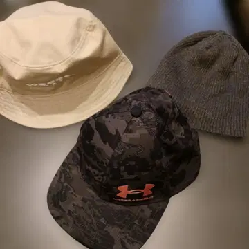 WOODS Canada 햇, UNDER ARMOUR 캡 등 세 가지 세트