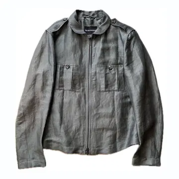 emporio armani silk linen jacket 48