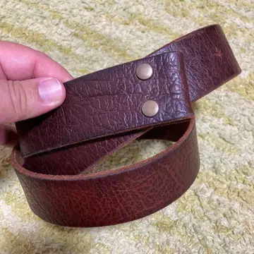다크 브라운 가죽 벨트