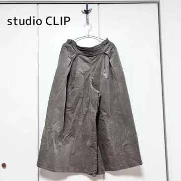 studio CLIP 코듀로이 스카초 (모카)