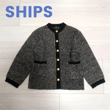 SHIPS 트위디 니트 가디건 (트위드 자켓풍)