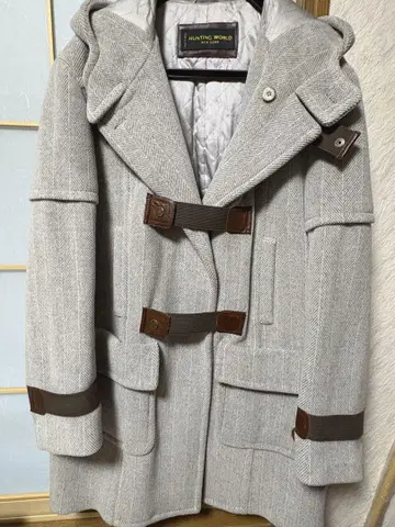 HUNTING WORLD 더플 코트 그레이