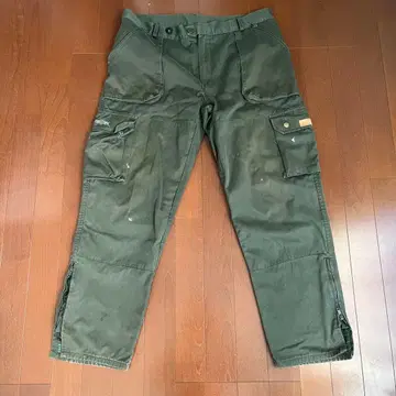 카고 팬츠 밀리터리 L 사이즈 카키 빈티지 80s 90s