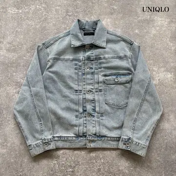 [ UNIQLO ] 유니클로 1st 데님 트러커 자켓 데님 자켓 M
