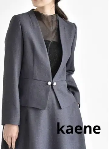 한 번 착용만 kaene 카엔 트위드 펄 자켓 24,200엔 상품